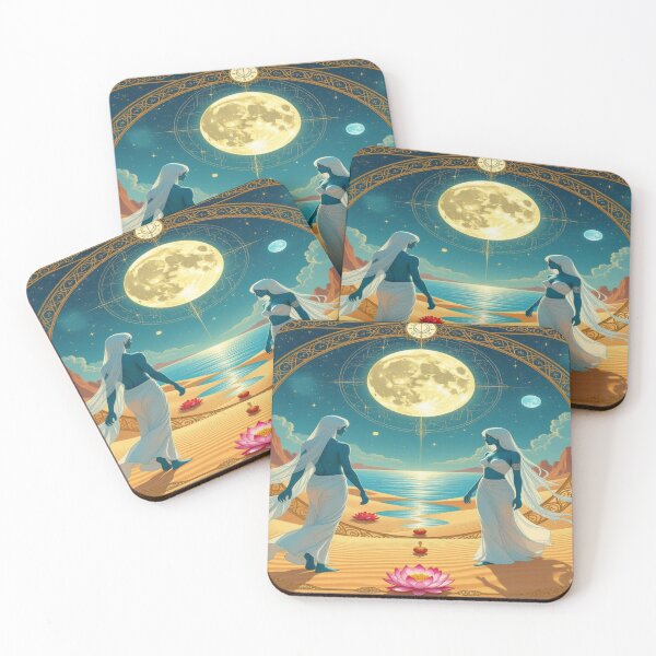 Item preview, Between the Times – Soul meets Soul in a timeless desert under moonlight and memory designed and sold by FotoworldEdel.
