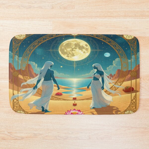 Item preview, Between the Times – Soul meets Soul in a timeless desert under moonlight and memory designed and sold by FotoworldEdel.
