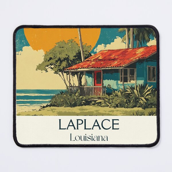 Item preview, LaPlace Louisiana Vintage Travel Poster | Andouille Capital Art designed and sold by TuncGK.