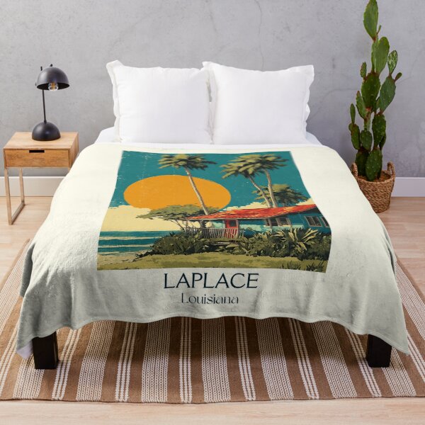 Item preview, LaPlace Louisiana Vintage Travel Poster | Andouille Capital Art designed and sold by TuncGK.
