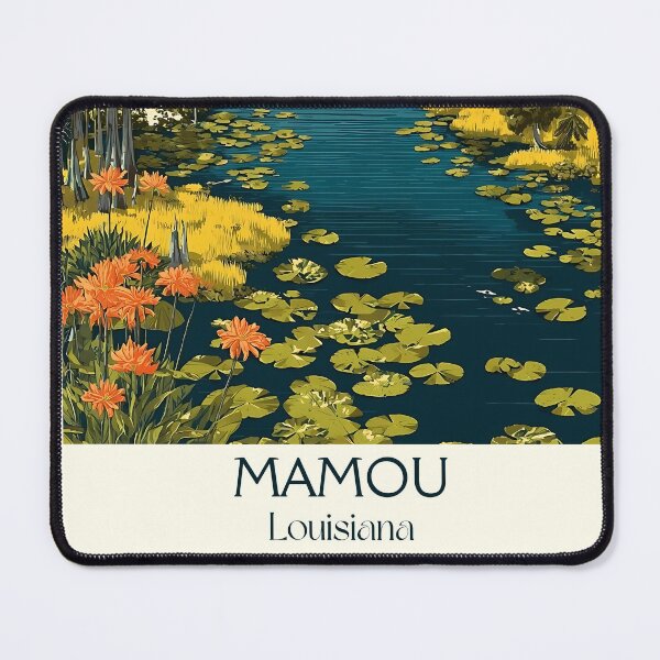 Item preview, Mamou Louisiana Vintage Travel Poster | Cajun Prairie Art designed and sold by TuncGK.