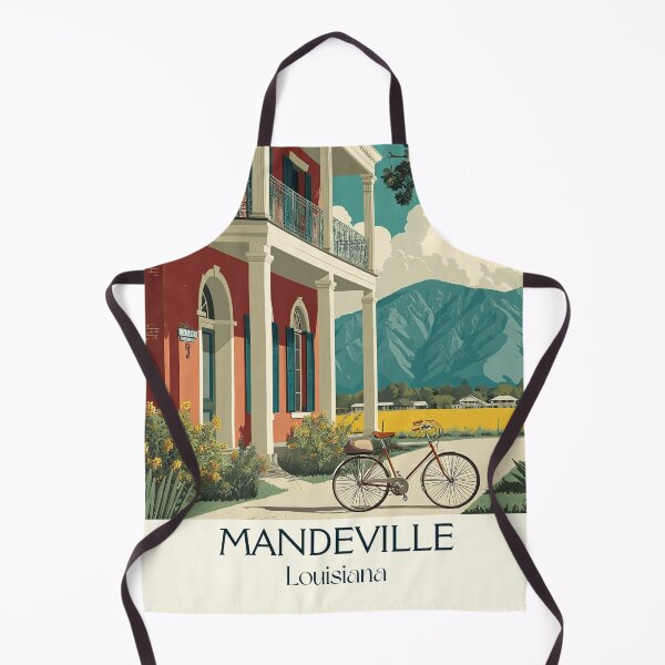 Item preview, Mandeville Louisiana Vintage Travel Poster | Northshore Living Art designed and sold by TuncGK.