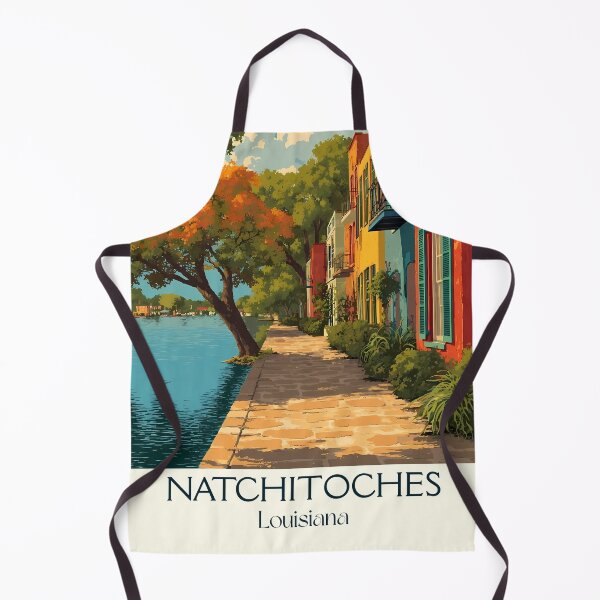 Item preview, Natchitoches Louisiana Vintage Travel Poster | Historic Louisiana Art designed and sold by TuncGK.