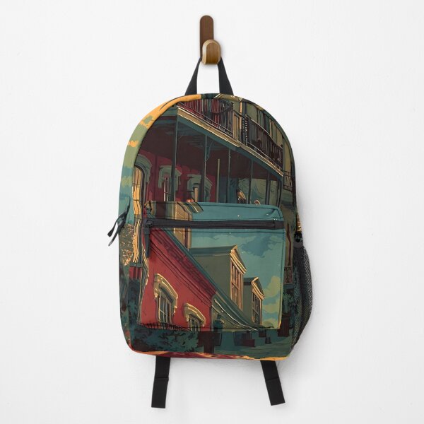 Item preview, New Orleans Louisiana Vintage Travel Poster | Crescent City Art designed and sold by TuncGK.