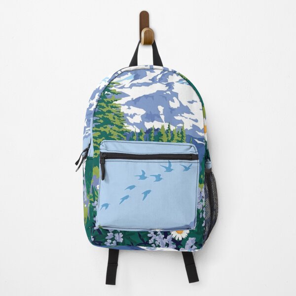Item preview, Mount Rainier National Park Washington - Explore the green forest Mt rainer designed and sold by SkeletonsDanger.