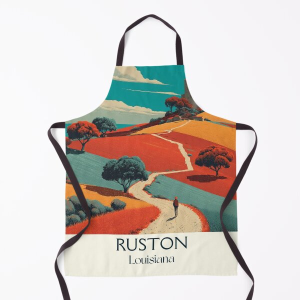 Item preview, Ruston Louisiana Vintage Travel Poster | North Louisiana Hills designed and sold by TuncGK.