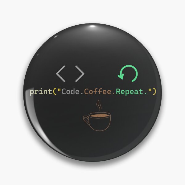 Item preview, Code Coffee Repeat designed and sold by SkynetV5.