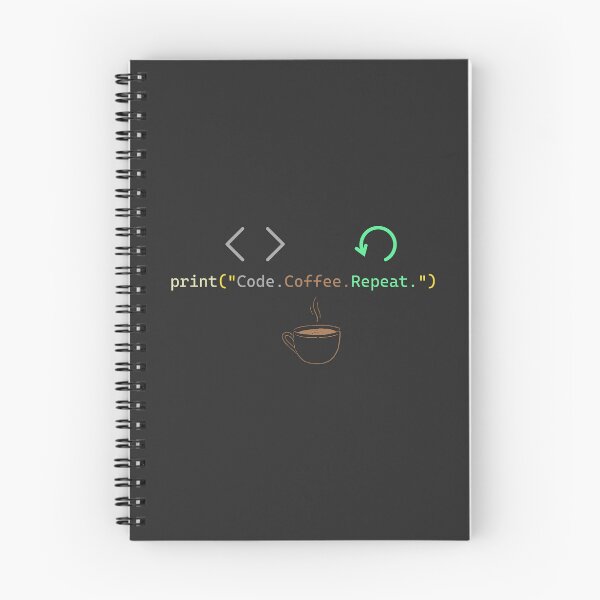 Item preview, Code Coffee Repeat designed and sold by SkynetV5.