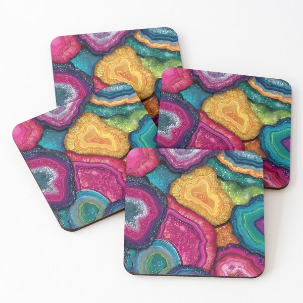 Item preview, Colored mini agates in section designed and sold by JohnyDas.