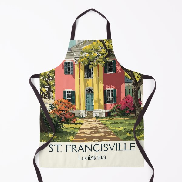 Item preview, St. Francisville Louisiana Vintage Travel Poster | Historic Plantation Country designed and sold by TuncGK.