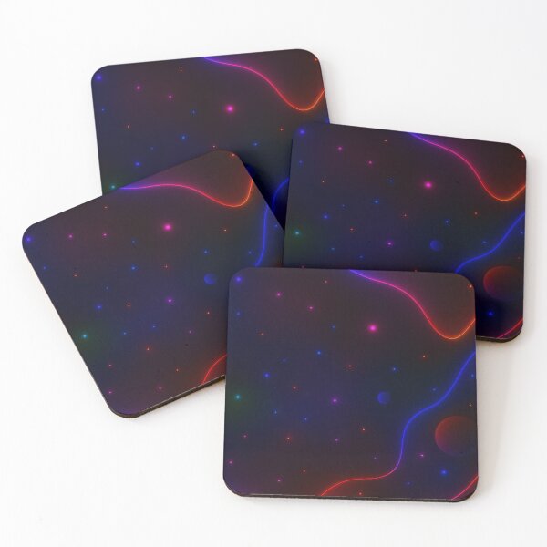 Item preview, Neon Cosmic Flow designed and sold by Kaleidoscope Print.