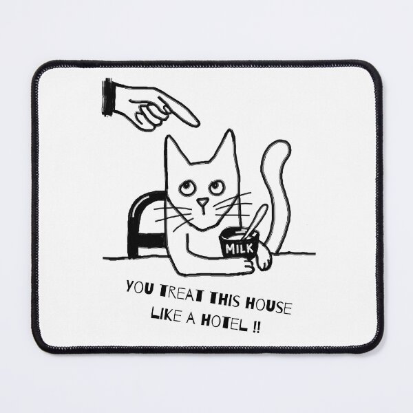 Item preview, Funny cat quote indoor outdoor cat designed and sold by alczar.