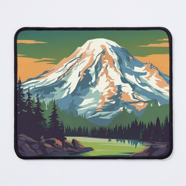 Item preview, Mount Rainier National Park Washington – Explore the Green Forest Hidden Wonders Mt rainer designed and sold by SkeletonsDanger.