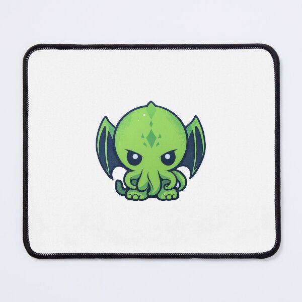 Item preview, Cute Chibi Cthulhu – Kawaii Lovecraft Monster Sticker designed and sold by NyghtowlStudio.