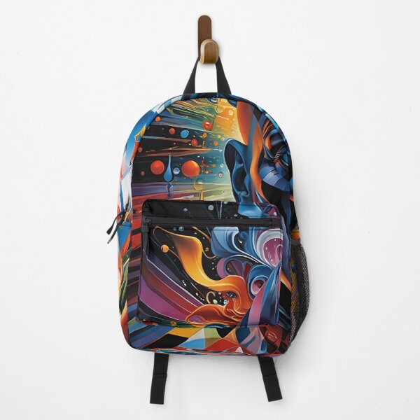 Item preview, Neo-Cubist Explosion – Psychedelic Geometric Portrait in Vivid Colors designed and sold by artmanikin.