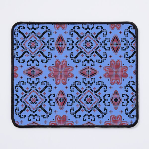 Item preview, Hand-embroidered fabric patterns designed and sold by Art by Tualeg.