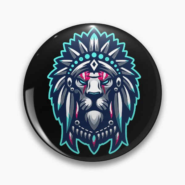 Item preview, AMERICAN INDIAN LION KING designed and sold by rowgazer.