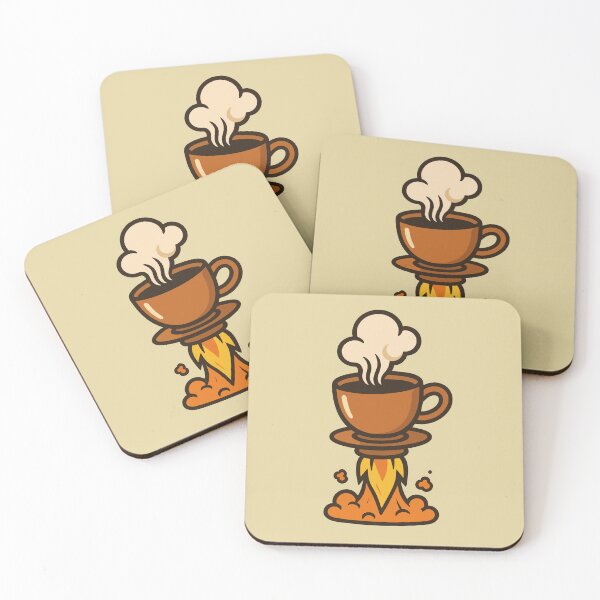 Item preview, Rocket Coffee Cup – Espresso Blastoff Fun Design designed and sold by Coffee Lifestyle.
