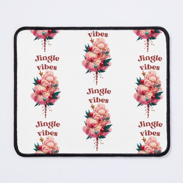 Item preview, Jingle Vibes Candy Floss Christmas Tree Art designed and sold by Anastasiia Yurevych.