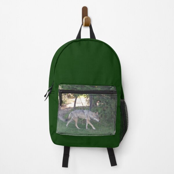 Item preview, Gray Wolf Walking in Forest Clearing on Grass designed and sold by CreativeWorld96.
