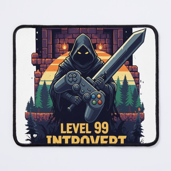 Item preview, Level 99 Introvert Gamer designed and sold by RehanInkDesigns.