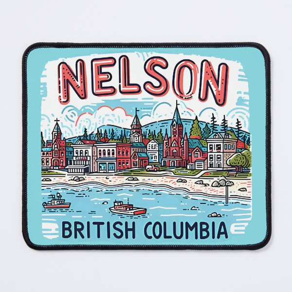 Item preview, Nelson BC Canada designed and sold by HowToCanadian.