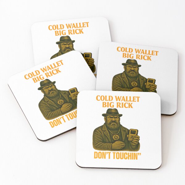 Item preview, "Cold Wallet Big Rick – Don’t Touchin’" | Crypto Protection Design designed and sold by BitCrop.