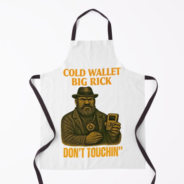 Item preview, "Cold Wallet Big Rick – Don’t Touchin’" | Crypto Protection Design designed and sold by BitCrop.