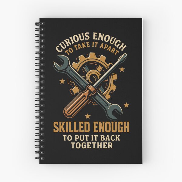 Item preview, Curious Enough Take It Apart Mechanic Funny designed and sold by LuminOrb.