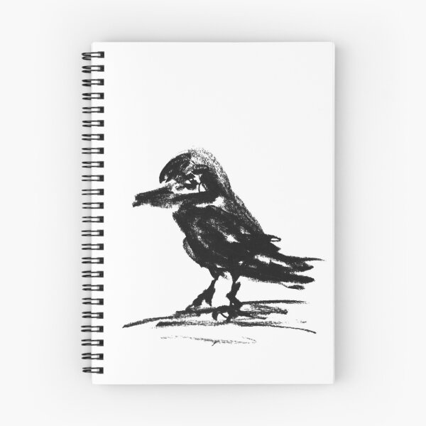 Item preview, Charcoal handdrawn jackdaw designed and sold by Avonduren.