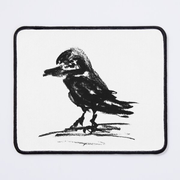 Item preview, Charcoal handdrawn jackdaw designed and sold by Avonduren.