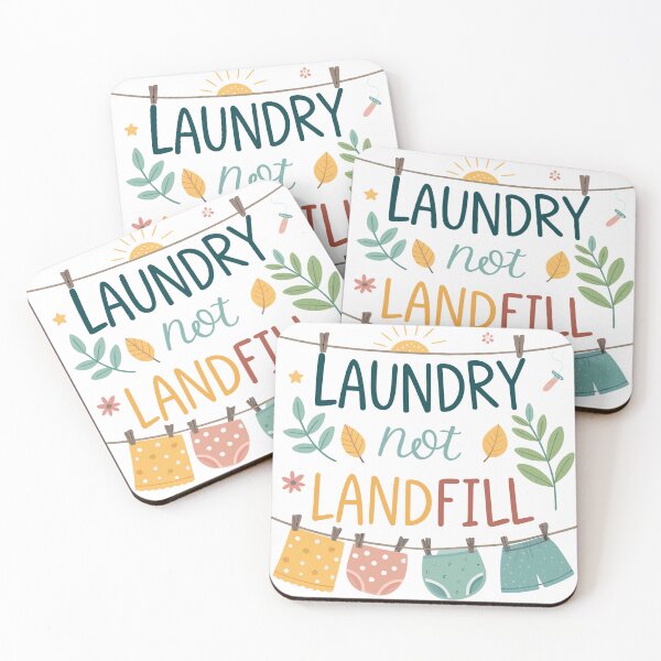 Item preview, Laundry Not Landfill – Eco Cloth Diaper Funny Design designed and sold by VividOrganica.