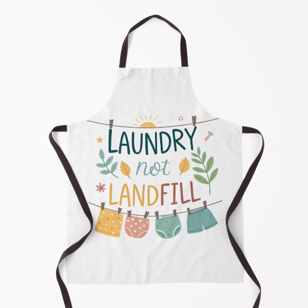 Item preview, Laundry Not Landfill – Eco Cloth Diaper Funny Design designed and sold by VividOrganica.