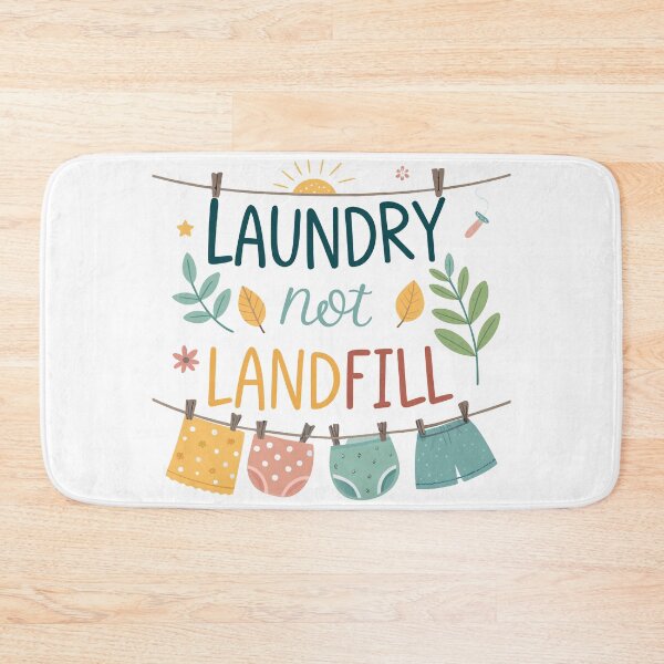 Item preview, Laundry Not Landfill – Eco Cloth Diaper Funny Design designed and sold by VividOrganica.