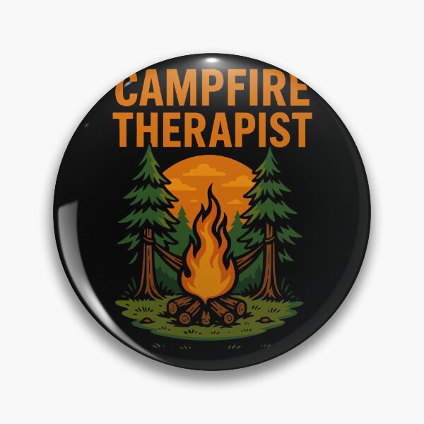 Item preview, Campfire Therapist Funny Camping Camper designed and sold by LuminOrb.