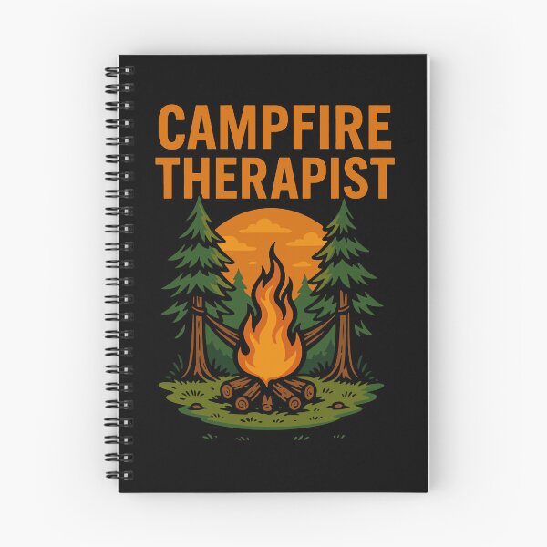 Item preview, Campfire Therapist Funny Camping Camper designed and sold by LuminOrb.