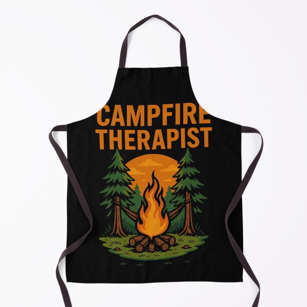 Item preview, Campfire Therapist Funny Camping Camper designed and sold by LuminOrb.