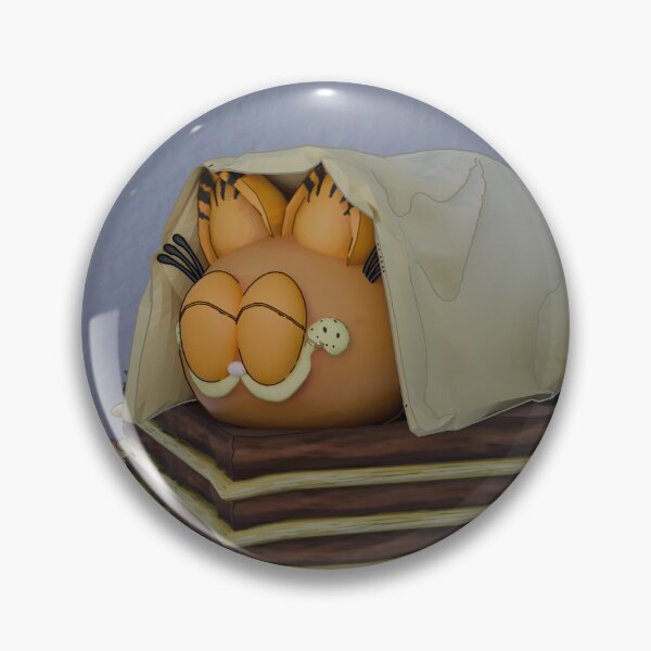 Item preview, The orange cat sleeping in lasagne bed designed and sold by Basiinaa.