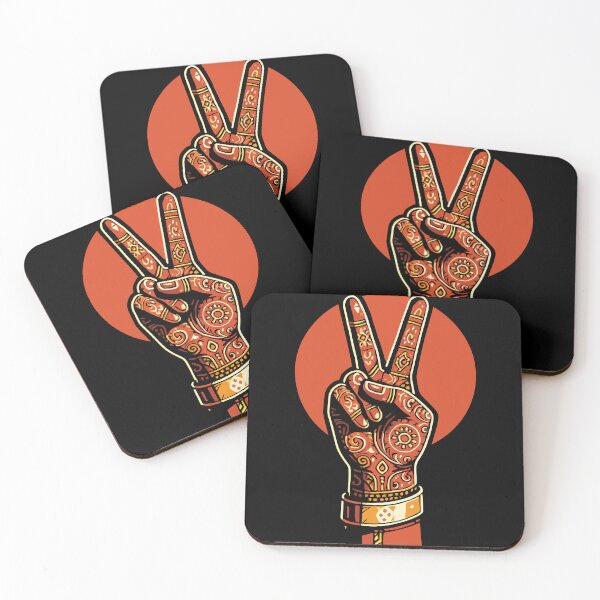 Item preview, Peace Hand Symbol Mindfulness Affirmation designed and sold by LuminOrb.