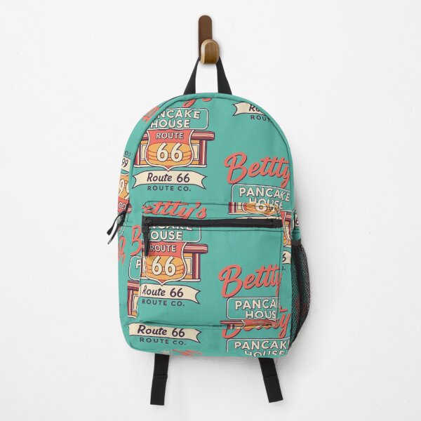 Item preview, Betty’s Pancake House Route 66 Retro Diner Poster designed and sold by KK-Black34.