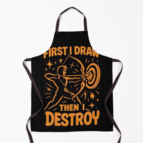 Item preview, First I Draw Then I Destroy Archery Bow Archer designed and sold by LuminOrb.
