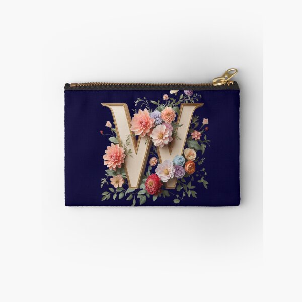Item preview, Elegant Floral Monogram Letter W – Botanical Initial with Peonies, Roses & Dahlias | Personalized Gift & Feminine Decor designed and sold by AmenAlways.