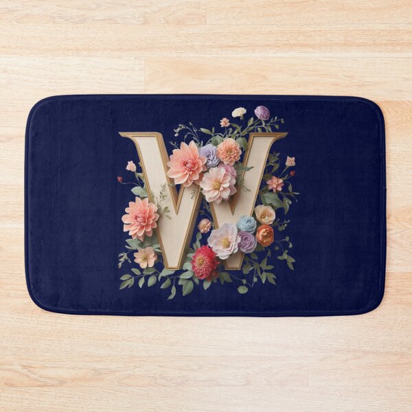 Item preview, Elegant Floral Monogram Letter W – Botanical Initial with Peonies, Roses & Dahlias | Personalized Gift & Feminine Decor designed and sold by AmenAlways.