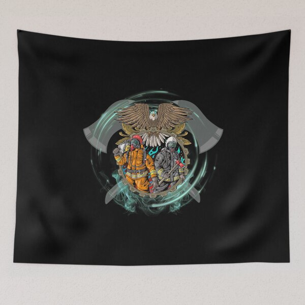 Item preview, Eagly Protect Firefighter Brave Circle designed and sold by BullBooy.