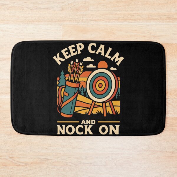 Item preview, Keep Calm Nock On Archery Bow Funny Archer designed and sold by LuminOrb.