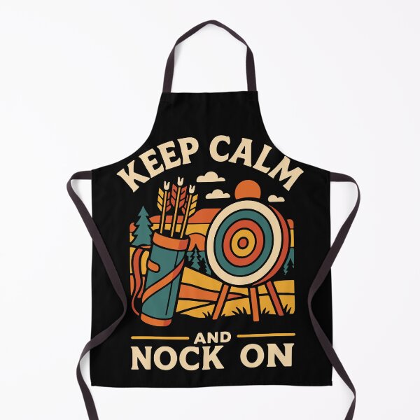 Item preview, Keep Calm Nock On Archery Bow Funny Archer designed and sold by LuminOrb.