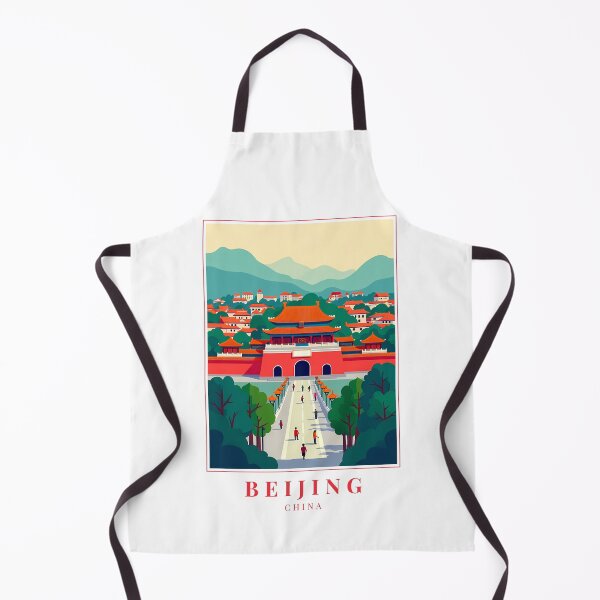 Item preview, Beijing China Illustration – Imperial Grandeur Meets Modern Urban Energy designed and sold by MapMyMiles.