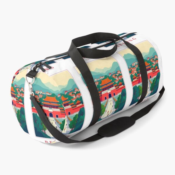 Item preview, Beijing China Illustration – Imperial Grandeur Meets Modern Urban Energy designed and sold by MapMyMiles.