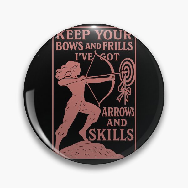 Item preview, Keep Your Bows And Frills Archery Funny designed and sold by LuminOrb.