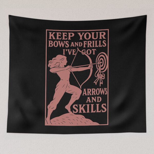 Item preview, Keep Your Bows And Frills Archery Funny designed and sold by LuminOrb.